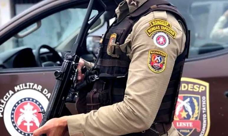 A Bahia tem mais de 44 mil policiais militares. Câmeras corporais são usadas por 1.300 agentes.