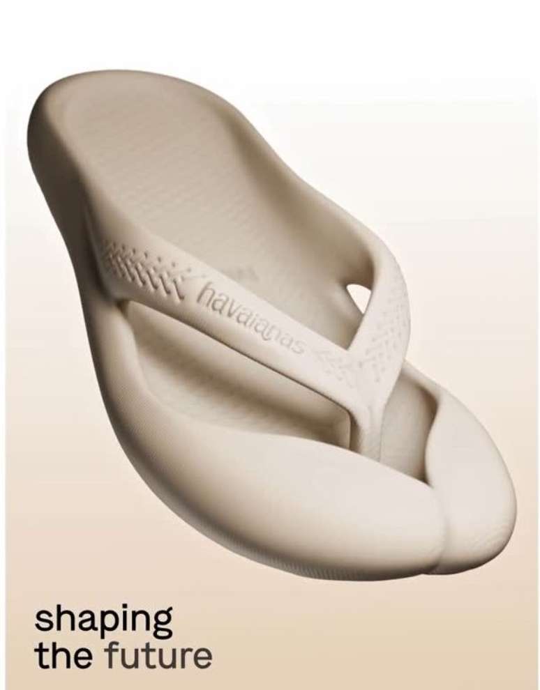 Novo chinelo em 3D da Havaianas 