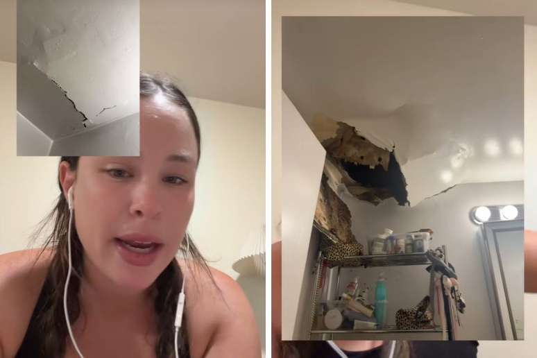 Teto desaba em apartamento de Nova York e libera "milhares de baratas"