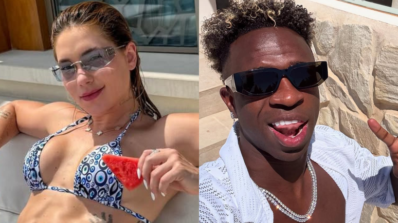 Vini Jr. Like Virginia Fonseca in a bikini in the middle of voices on the relationship and mysterious gifts