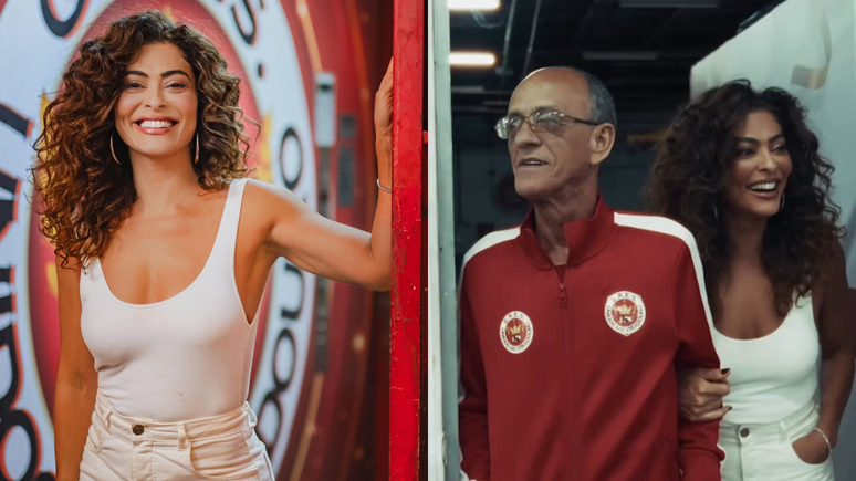 Juliana Paes publica vídeo após ser confirmada como rainha de bateria da Viradouro