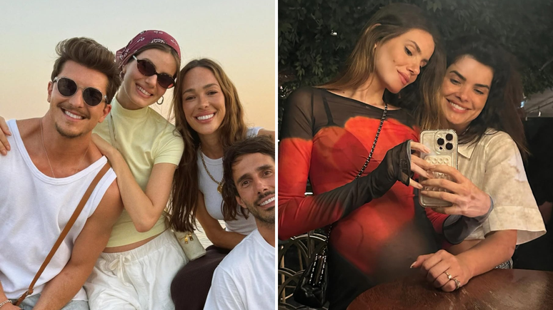 Kpleber Toledo and Camila Queiroz 