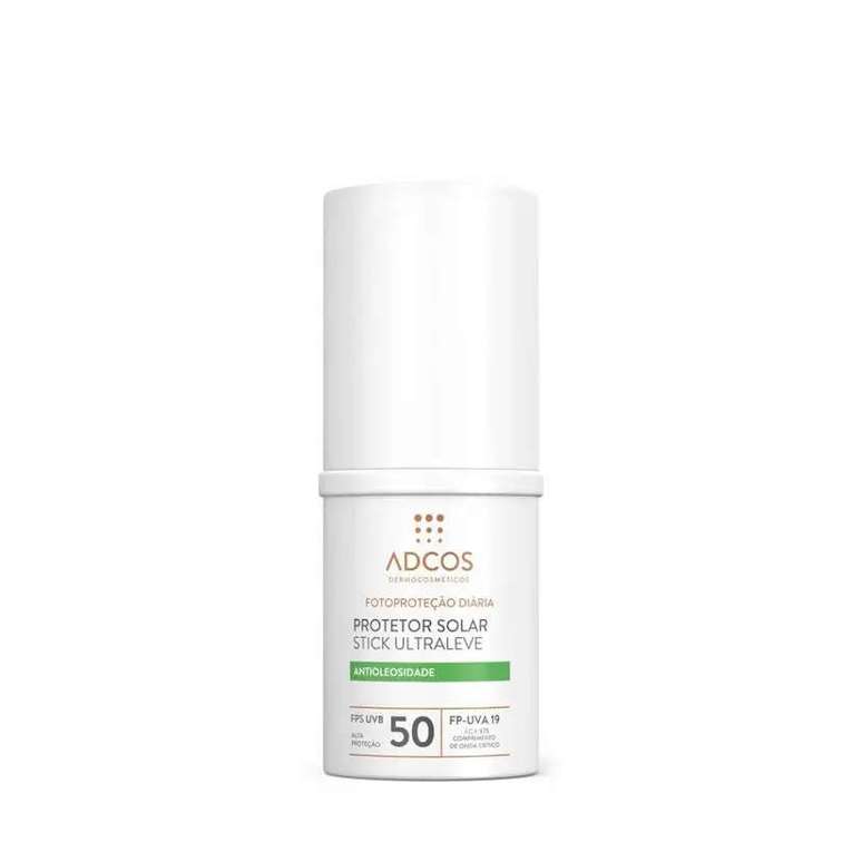 Protetor Solar Facial Adcos Stick Ultraleve FPS 50 / todateen