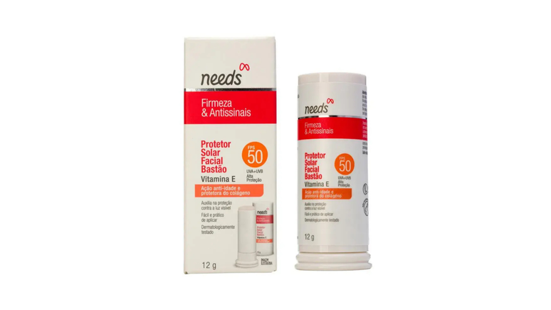 Protetor Solar Facial Needs Firmeza & Antissinais FPS 50 Bastão / todateen