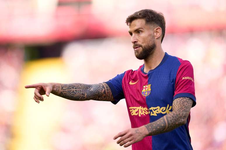 Iñigo Martínez em ação pelo Barcelona 