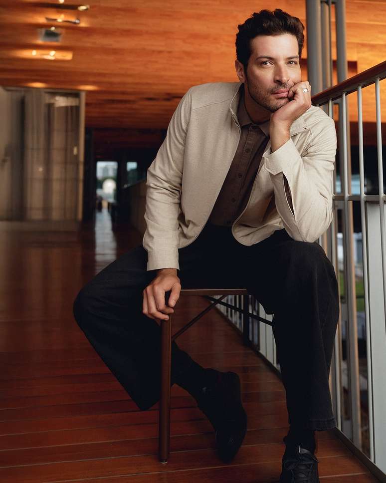 Leandro Lima poses for the Father's Day campaign Leandro Lima poses for the Father's Day campaign