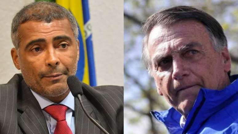 Rom&aacute;rio e Jair Bolsonaro