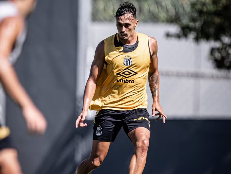Diego Pituca em ação pelo Santos (Foto: Raul Baretta/Santos FC)