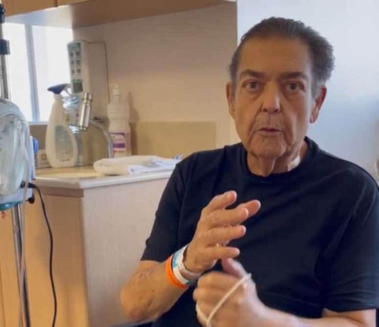 Faust&atilde;o durante interna&ccedil;&atilde;o em agosto de 2023.