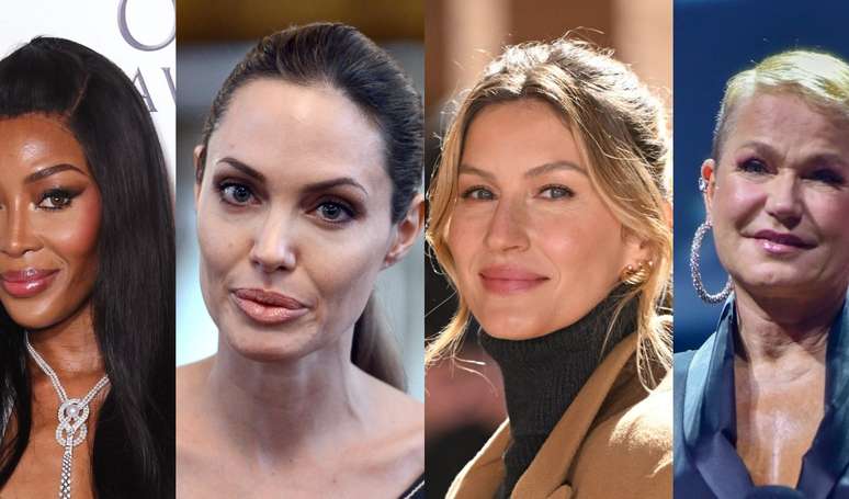 Antes e depois de 25 famosas &iacute;cones de beleza: respire fundo antes de ver a mudan&ccedil;a de Angelina Jolie, Gisele B&uuml;ndchen e mais.