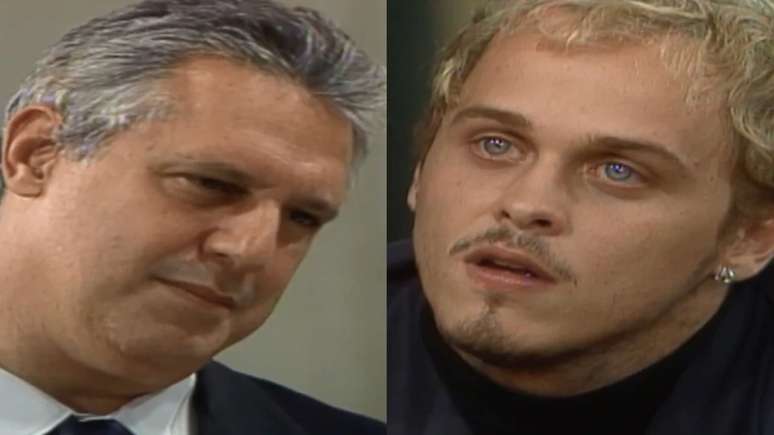 Otávio (Antônio Fagundes) e Alexandre (Guilherme Fontes) em 'A Viagem'