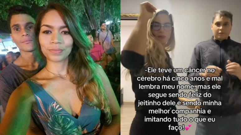 Homem perde a memória após câncer no cérebro e esposa viraliza