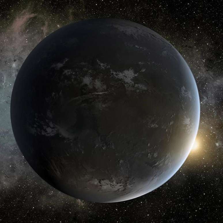 Concepção artística do exoplaneta Gliese 410 b