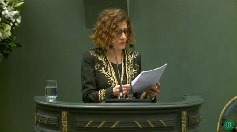 Miriam Leit&atilde;o toma posse na ABL (Acad&ecirc;mia Brasileira de Letras)