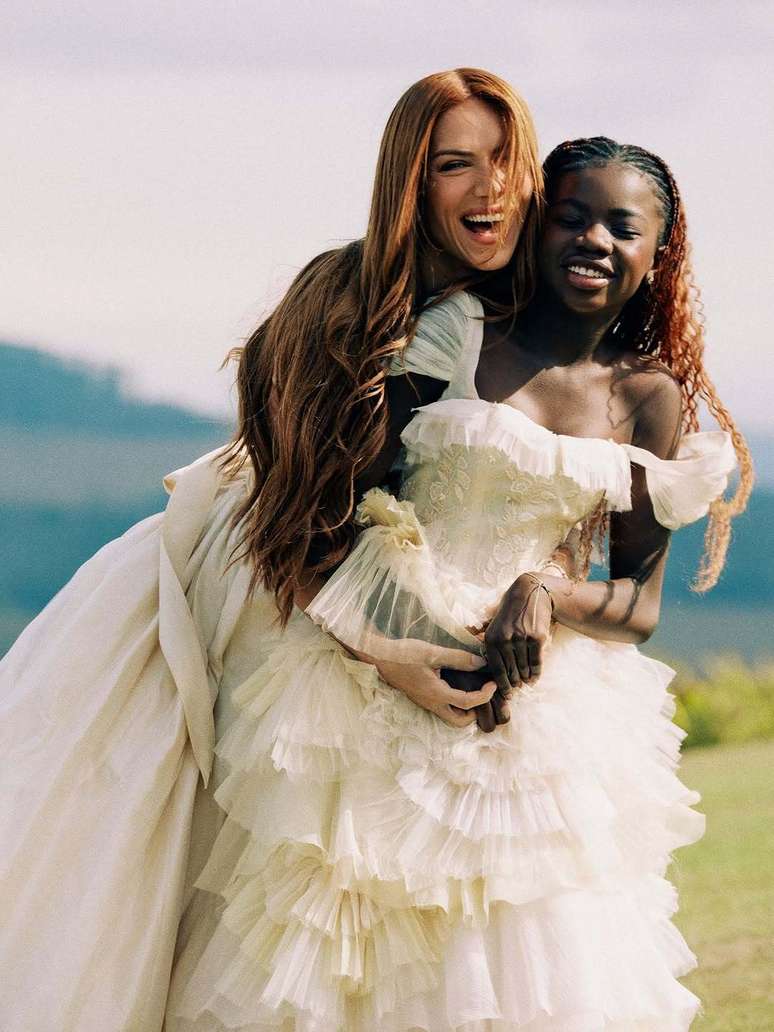 Giovanna with her daughter, Titi.