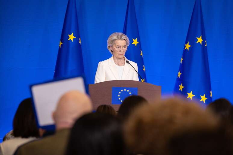 Von der Leyen e outros líderes europeus divulgaram comunicado sobre guerra