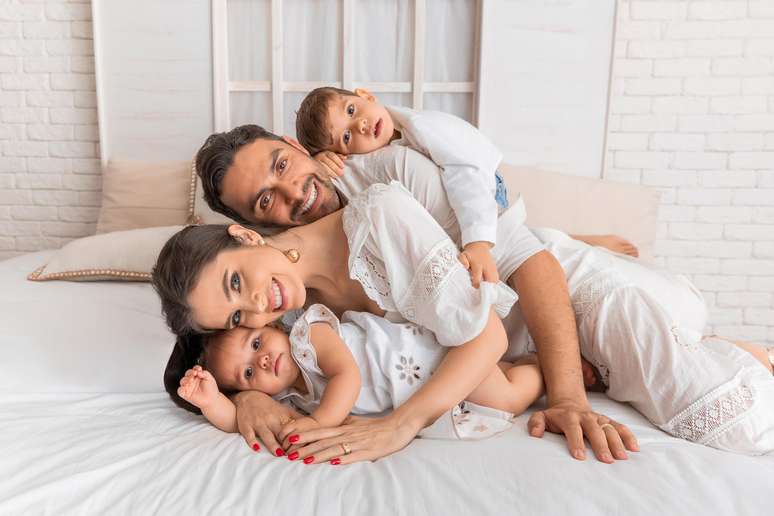 Mano Walter com sua fam&iacute;lia -