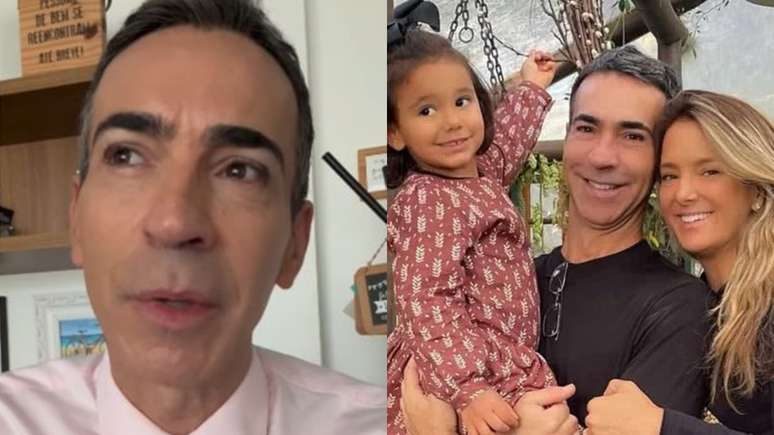 César Tralli falou sobre sua família com Ticiane Pinheiro