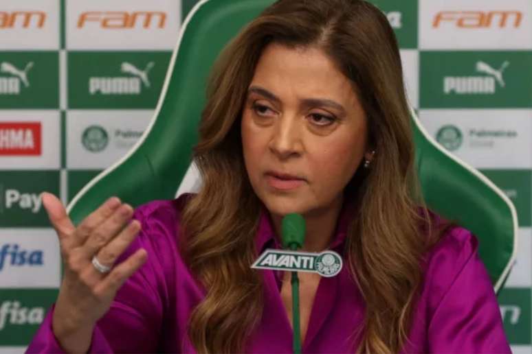 Leila Pereira, presidente do Palmeiras
