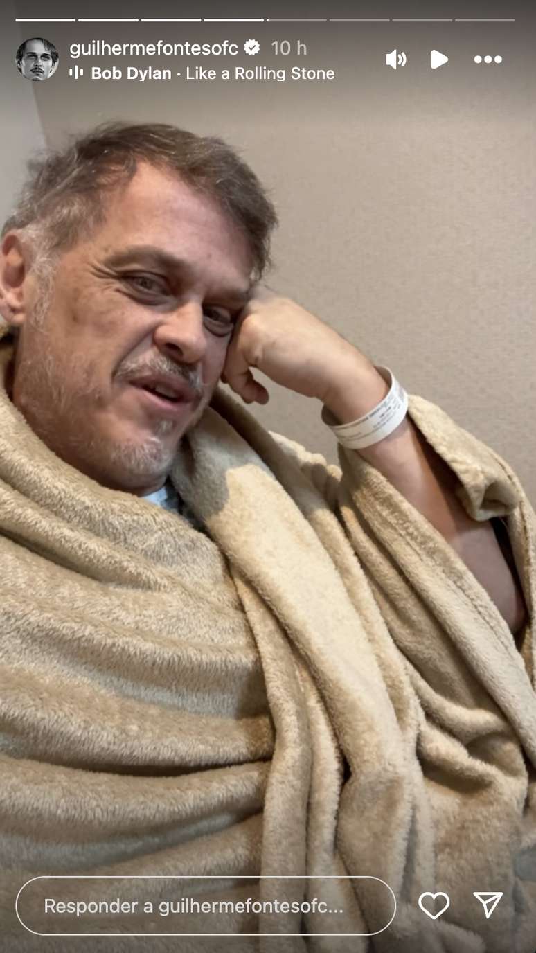 Guilherme Fontes passou por cirurgia no ouvido -