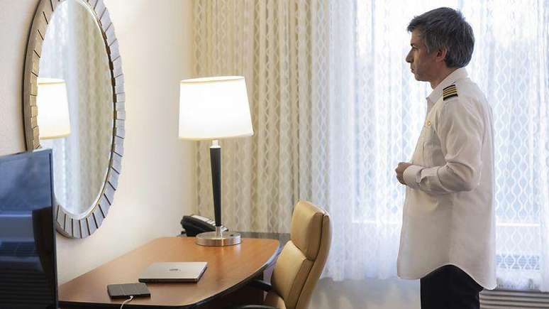 O humorista Nathan Fielder em cena de 'O Ensaio'