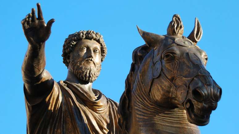 Marco Aurélio, além de líder do maior império do mundo na sua época, era filósofo