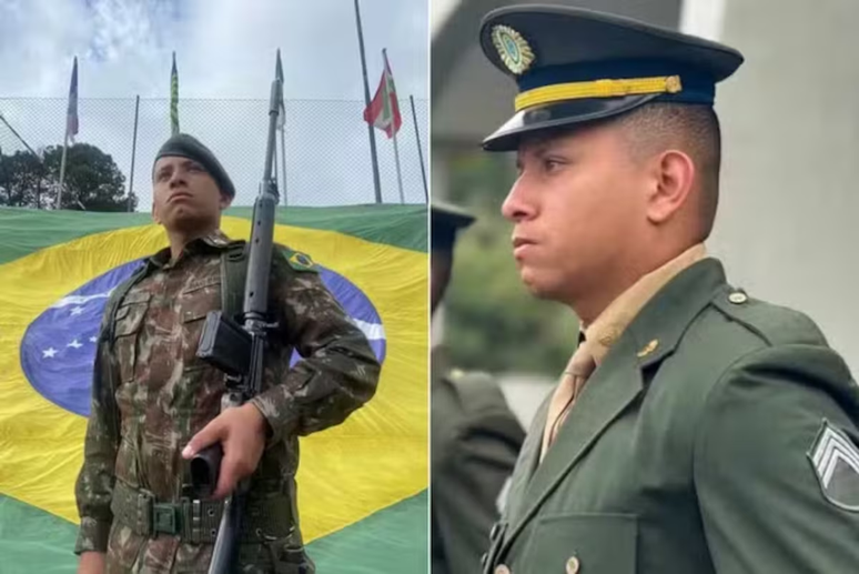 Sargento do Exército Brasileiro Pedro Henrique Martins dos Santos matou a esposa, a filha de um ano e depois tirou a própria vida em Santos (SP)