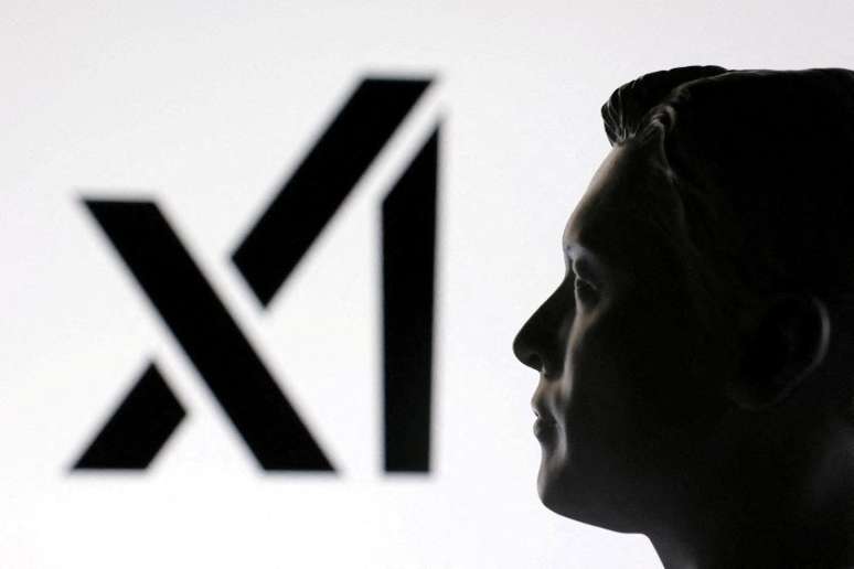FILE PHOTO: A 3D-printed miniature model of Elon Musk and the xAI logo are seen in this illustration taken January 23, 2025. REUTERS/Dado Ruvic/Illustration/File Photo