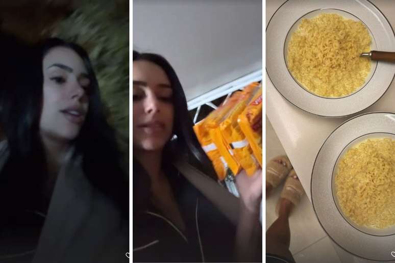 Bruna Biancardi passes perrerengue to eat noodles with Neymar: “Talk seriously, in this cold”