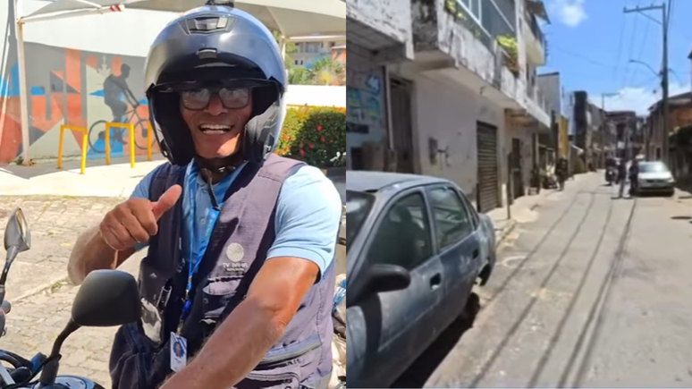 Repórter Rildo de Jesus, da TV Bahia, foi ameaçado por traficantes durante programa ao vivo