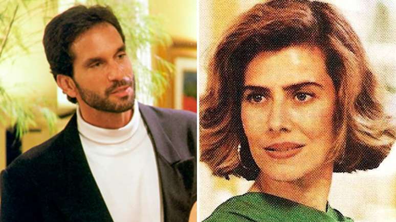 Victor Fasano e Mait&ecirc; Proen&ccedil;a em Cara e Coroa (1995) - Globo