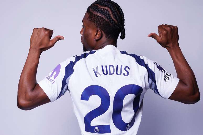 Ex-West Ham, gan&ecirc;s Kudus trocou de clube em Londres: agora &eacute; do Tottenham &ndash;