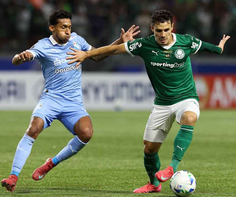 Palmeiras goleou o Sporting Cristal na fase de grupos deste ano &ndash;