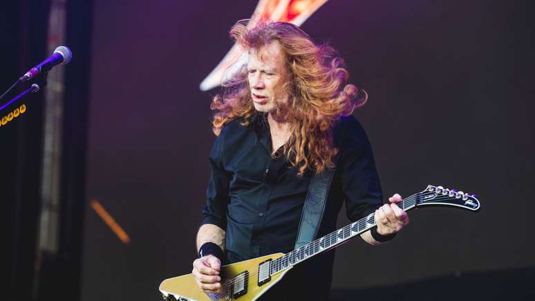 Dave Mustaine, do Megadeth, em 2024 -
