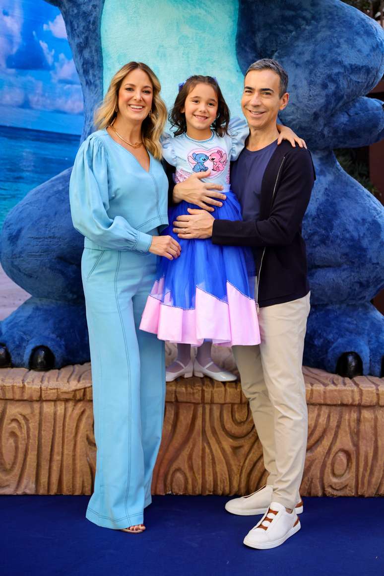 Ticiane Pinheiro, Manu e César Tralli 