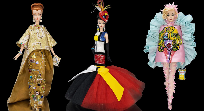 Bonecas eram inspiradas em artistas como Warhol e Klimt