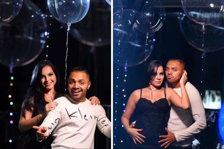 Stêfania e Tirullipa para ensaio de gravidez