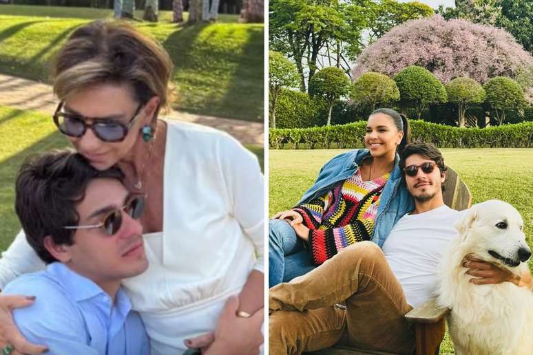 Juca com sua m&atilde;e | Mariana Rios com Juca