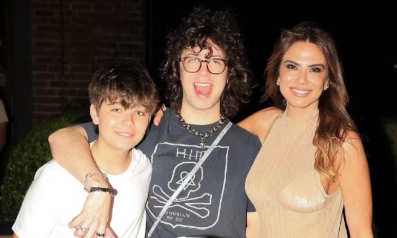 Luciana Gimenez teve os dois filhos em Nova York.