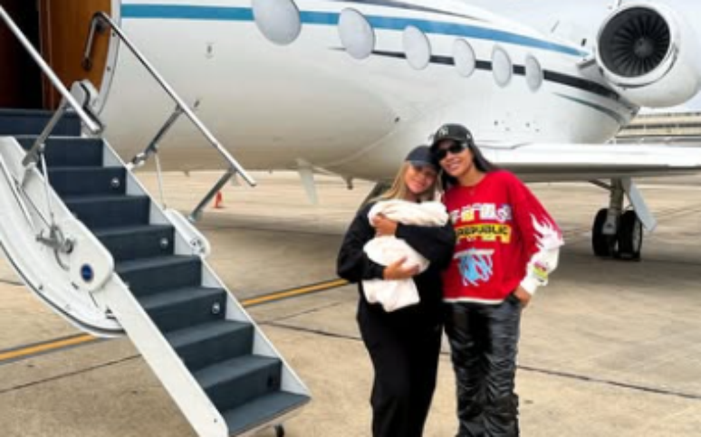 A mais recente é a cantora Ludmilla. Em maio deste ano, Brunna Gonçalves deu à luz a Zuri também em Miami. 