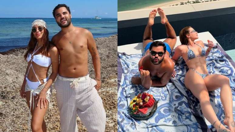 Lucas Guedez com Anitta em Ibiza e com Virginia Fonseca em Dubai; influenciador &eacute; conhecido pelo humor e pela sua amizade com famosas