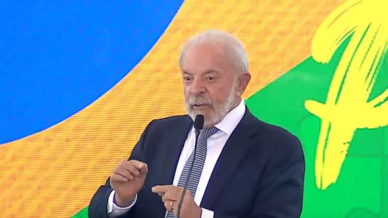 O presidente Luiz Inácio Lula da Silva