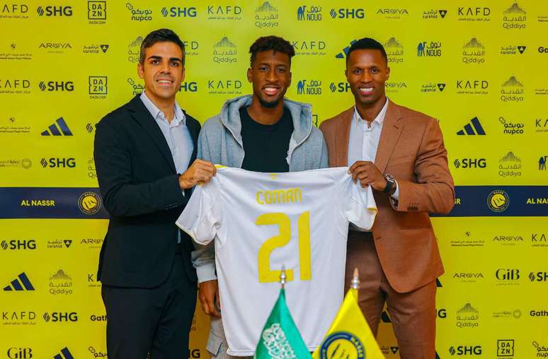 Coman vai vestir a camisa 21 do clube saudita &ndash;