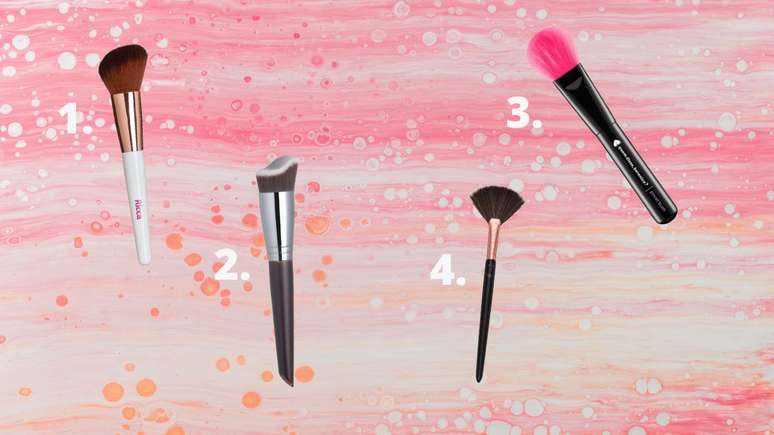 Veja algumas opções de pincéis de maquiagem –