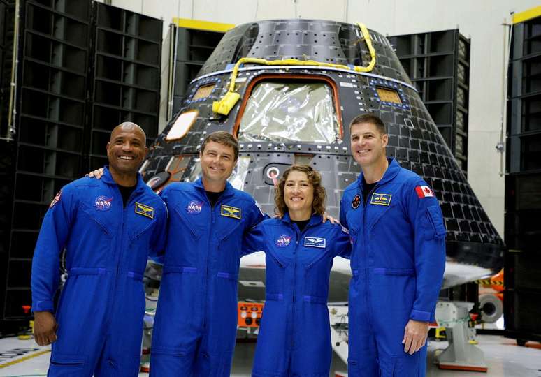 Astronautas da miss&atilde;o Artemis 2 da Nasa