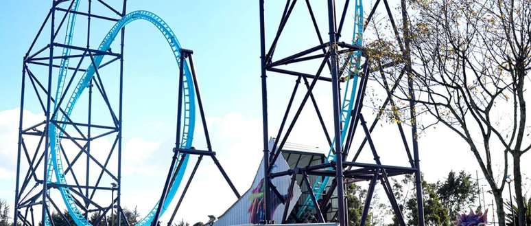 Drakko, no parque Salitre Mágico, na Colômbia 