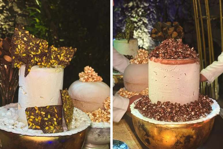 Bruna Marquezine's party had a luxurious buffet with many options, including Vegan