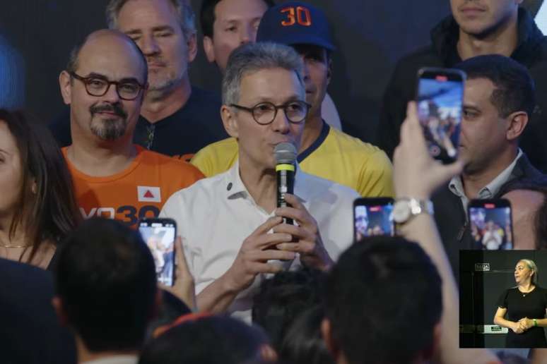 Romeu Zema (Novo-MG) anunciou sua pré-candidatura à presidência neste sábado, 16