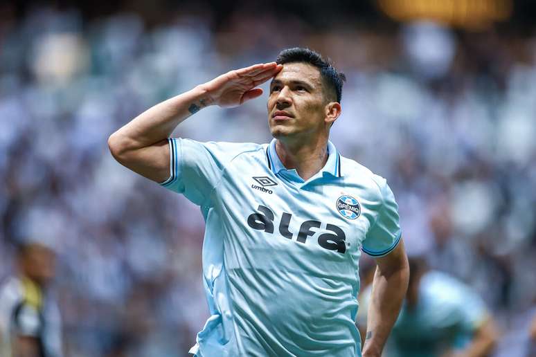 Balbuena marcou o gol da virada &ndash; &nbsp;FOTO: LUCAS UEBEL/GREMIO FBPA