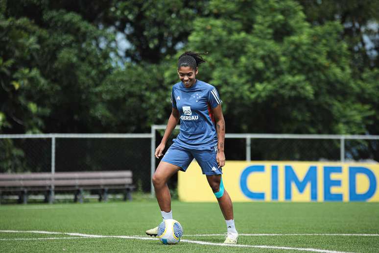 Rebeca jogou no clube de Minas Gerais entre 2023 e 2024 &ndash;